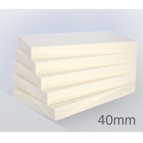 40mm (4cm) Płyta Izolacyjna PIR do Systemów Ociepleń Zewnętrznych – EUROPIR ETICS - 600mm x 1000mm - (op. 12 sztuk)