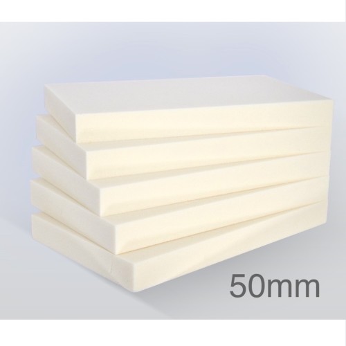 50mm (5cm) Płyta Izolacyjna PIR do Systemów Ociepleń Zewnętrznych – EUROPIR ETICS - 600mm x 1000mm - (op. 10 sztuk)