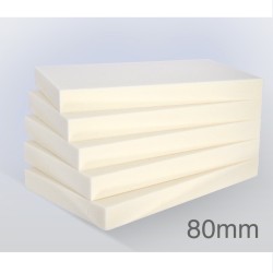 80mm (8cm) Płyta Izolacyjna PIR do Systemów Ociepleń Zewnętrznych – EUROPIR ETICS - 600mm x 1000mm - (op. 6 sztuk)