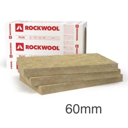 60mm Rockwool Frontrock Plus - Płyta Izolacyjna Ścian Zewnętrznych - 1000mm x 600mm (op. 7 sztuk) 60mm Rockwool Frontrock Plus - Płyta Izolacyjna Ścian Zewnętrznych - 1000mm x 600mm (op. 7 sztuk)